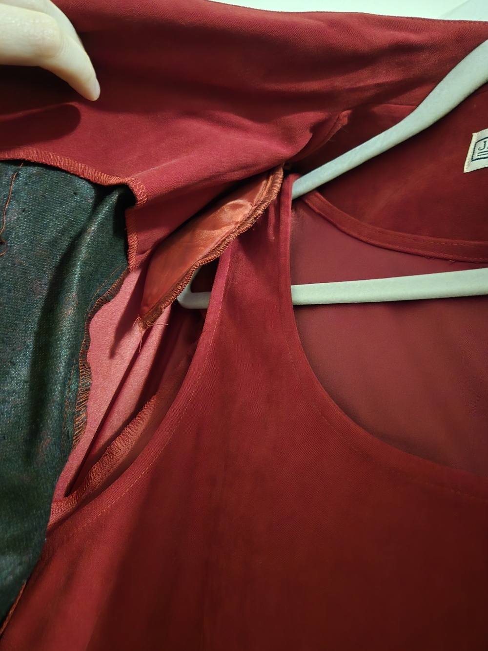 Jessica Howard Red Zip-Front Jacket - Picture 4 of 5